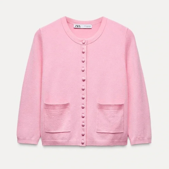 ZARA below the elbow knit sweater cardigan - Picture 2 of 6